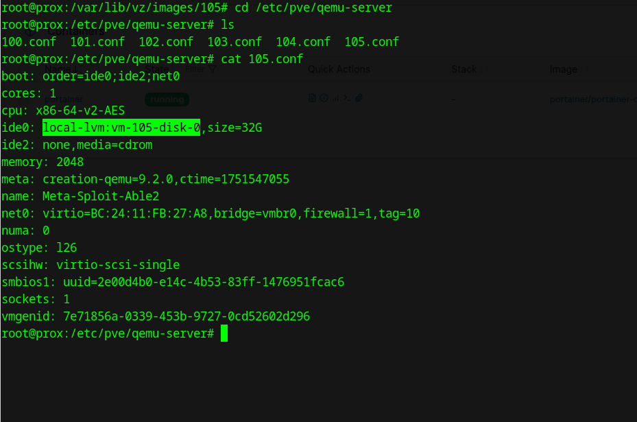 16 changing the highlighted to point to metasploitable